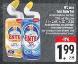Total Aktiv Gel Citrus Fresh im Angebot bei EDEKA in Coburg Total Aktiv Gel Citrus Fresh Angebote von WC Ente bei EDEKA Coburg für 1,99 €
