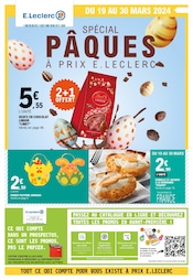 Alimentation Angebote im Prospekt "Spécial Pâques à prix E.Leclerc" von E.Leclerc auf Seite 1