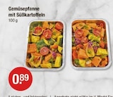 Gemüsepfanne mit Süßkartoffeln im aktuellen V-Markt Prospekt