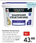 Rauhfasert Strukturfarbe im Hellweg Prospekt Rauhfasert Strukturfarbe von VINCENT im aktuellen Hellweg Prospekt für 43,99 €