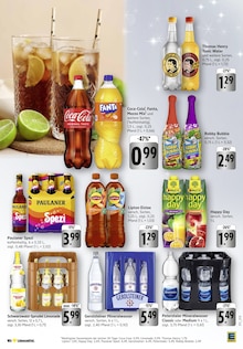 Cola im aktuellen EDEKA Prospekt (Rastatt) Cola im EDEKA Prospekt "Aktuelle Angebote" mit 37 Seiten (Rastatt)