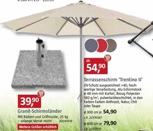 Terrassenschirm 'Trentino II' bei BAUHAUS in Bremerhaven Terrassenschirm 'Trentino II' im Angebot bei BAUHAUS Bremerhaven