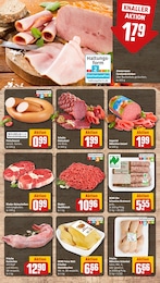 REWE Rinderhackfleisch im Prospekt 