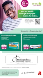 mea - meine apotheke Prospekt für Lam mit 4 Seiten mea - meine apotheke Prospekt für Lam: "Unsere Juni-Angebote", 4 Seiten, 01.06.2026 - 30.06.2026