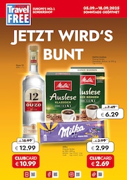 Travel FREE Prospekt: "JETZT WIRD’S BUNT", 10 Seiten, 05.09.2025 - 18.09.2025