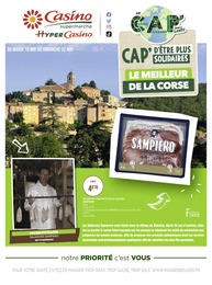 Catalogue Casino Supermarchés à Cagnes-sur-Mer, avec 8 pages Prospectus Casino Supermarchés à Cagnes-sur-Mer, "Le meilleur de la Corse", 8 pages, 10/05/2022 - 22/05/2022