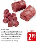 Rinder-Gulasch für 2,19 € bei E center im Angebot Rinder-Gulasch im aktuellen E center Prospekt