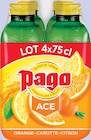 Jus ACE orange carotte citron - PAGO - Intermarché Hyper Jus ACE orange carotte citron - PAGO à 5,01 € dans le catalogue Intermarché Hyper