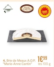 Brie de Meaux A.O.P. - Marie-Anne Cantin à 1,99 € dans le catalogue Monoprix