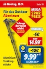 Aluminium-Trekkingstöcke bei Lidl im Lampertheim Prospekt für 14,99 €