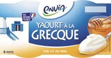 Yaourt à la grecque sur lit au miel - Envia - Lidl à Colombes Yaourt à la grecque sur lit au miel - Envia en promo chez Lidl Colombes à 1,99 €