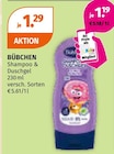 Shampoo & Duschgel im Angebot bei Müller in Gummersbach Shampoo & Duschgel Angebote von Bübchen bei Müller Gummersbach für 1,19 €