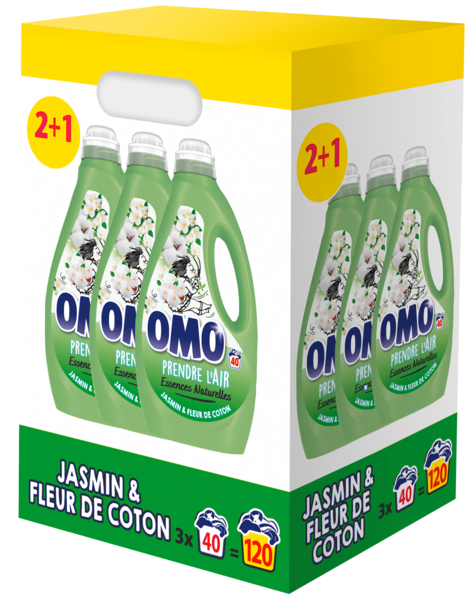 Acheter Promotion Omo Lessive Capsule 3 en 1 Jasmin & Fleur de Coton