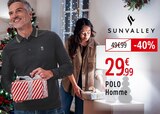 POLO Homme - SUNVALLEY en promo chez Intersport POLO Homme - SUNVALLEY dans le catalogue Intersport