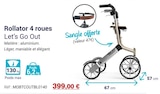 Rollator 4 roues Let's Go Out - Trust en promo chez Technicien de Santé Marignane à 399,00 €