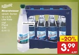 Mineralwasser Angebote von Bad Kissinger bei Netto Marken-Discount Osnabrück für 3,99 €