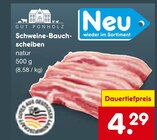 Schweine-Bauchscheiben Angebote von Gut Ponholz bei Netto Marken-Discount Dorsten für 4,29 €