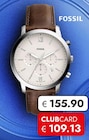 Lederarmbanduhr Angebote von FOSSIL bei Travel FREE Bautzen für 109,13 €