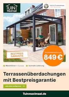 Aktueller Tuinmaximaal Prospekt für Bad Peterstal-Griesbach und Ungebung, Seiten zum blättern Tuinmaximaal Prospekt Terrassenüberdachungen mit Bestpreisgarantie mit Seiten in Bad Peterstal-Griesbach und Umgebung