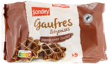 Gaufres liégeoises nappage saveur chocolat - Sondey dans le catalogue Lidl