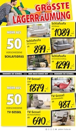Aktueller Polstermöbel Fischer Prospekt mit Fernsehsessel, "JETZT IST SCHLUSS - LAGERRÄUMUNG HÖHEPUNKT", Seite 9