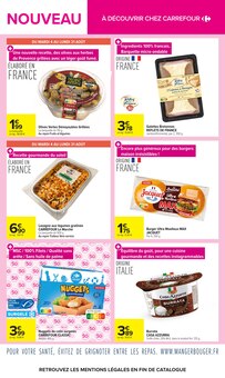 Promotion Hamburger dans le prospectus Carrefour, valable du 04/08/2026 au 31/08/2026 Promo Hamburger dans le catalogue Carrefour du moment à la page 2