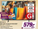 UHD LED TV KD43X75WLPAEP bei expert im Hoyerswerda Prospekt für 579,00 €