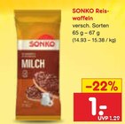 Reiswaffeln von SONKO im aktuellen Netto Marken-Discount Prospekt
