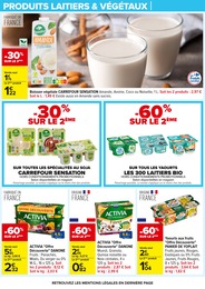 Prix et réduction Activia dans le prospectus Carrefour en cours Offre Activia dans le catalogue Carrefour du moment à la page 11