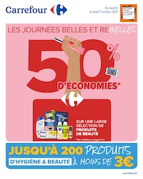 Prospectus Carrefour à Villeurbanne "LES JOURNÉES BELLES ET REBELLES", 94 pages, 08/10/2024 - 21/10/2024