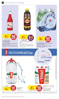 Promotion Boisson gazeuse dans le prospectus Intermarché Super, valable du 28/10/2025 au 09/11/2025 Promo Boisson gazeuse dans le catalogue Intermarché Super du moment à la page 34