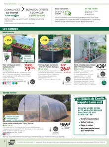 Catalogue Gamm Vert, 01/03/2023 - 26/03/2023, Votre jardin livré chez vous, 8 pages Prospectus Gamm Vert en cours, "Votre jardin livré chez vous", 8 pages