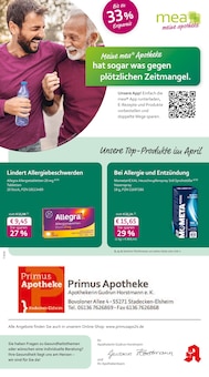 mea - meine apotheke Prospekt der KW 15 "Unsere April-Angebote" Aktueller mea - meine apotheke Prospekt "Unsere April-Angebote" Seite 1 von 4 Seiten