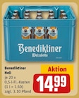 Hell Angebote von Benediktiner bei REWE Olsberg für 14,99 €