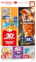 Catalogue Carrefour Market en cours à Vendeuvre et aux alentours : «BIÈRES & ALCOOLS» avec 60 pages, valable du 15/10/2024 au 27/10/2024