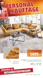 Aktueller Polstermöbel Fischer Prospekt mit Couchtisch, "PERSONAL-KAUFTAGE - FINALE!", Seite 7