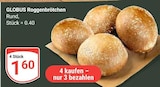 Aktuelle Wecker Angebote bei GLOBUS in Saarbrücken Aktuelles Roggenbrötchen Angebot bei GLOBUS in Saarbrücken ab 1,60 €