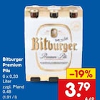Aktuelles Premium Pils Angebot bei Netto Marken-Discount in Meerbusch ab 3,79 €
