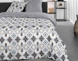 Parure housse de couette 2 personnes et 2 taies d'oreiller ETHNIK - TODAY en promo chez Intermarché Charleville-Mézières à 24,90 €