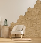 Panneau mural hexagonal à Stokomani dans Sainte-Solange