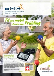 Aktueller Sanitätshaus Technisches-Orthopädie-Center GmbH Prospekt mit Blutdruckmessgerät, "Fit und mobil durch den Frühling", Seite 1