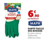 Gants Taille des Rosiers - MAPA dans le catalogue Super U