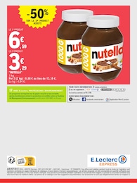 Offre Nutella dans le catalogue E.Leclerc du moment à la page 16