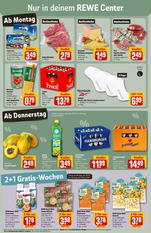 Bier im REWE Prospekt "Dein Markt" mit 38 Seiten (Gießen)
