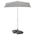 Sonnenschirm mit Ständer grau/dunkelgrau im Angebot bei IKEA in Mühlhausen Sonnenschirm mit Ständer grau/dunkelgrau Angebote von LILLEÖ / IGGÖN bei IKEA Mühlhausen für 64,99 €