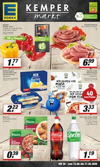 EDEKA Prospekt der Woche "Aktuelle Angebote" Seite 1, 12.05.2025 bis 17.05.2025 für Ahlen Aktueller EDEKA Prospekt "Aktuelle Angebote" Seite 1 von 21 Seiten für Ahlen