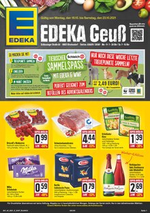 EDEKA Prospekt für Rudolstadt mit 24 Seiten EDEKA Prospekt für Rudolstadt: Wir lieben Lebensmittel!, 24 Seiten, 17.10.2021 - 23.10.2021