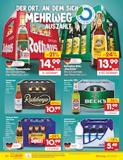Becks im Netto Marken-Discount Prospekt in Ulm Aktueller Netto Marken-Discount Prospekt mit Becks, "Aktuelle Angebote", Seite 20