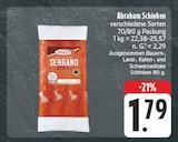 Serrano Schinken Angebote von Abraham bei EDEKA Nürnberg für 1,79 €