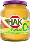 Apfelmus 0% im Angebot bei REWE in Kiel Apfelmus 0% Angebote von HAK bei REWE Kiel für 1,49 €